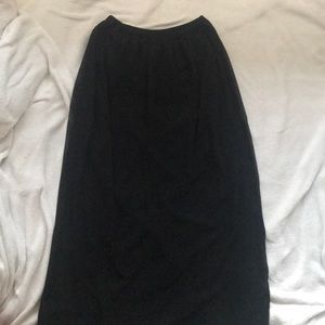 Black skirt